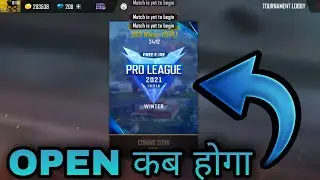 FREE FIRE PRO LEAGUE TOURNAMENT KAB OPEN HOGA || PRO LEAGUE IN FREE FIRE || FREE FIRE PRO LEAGUE #RR