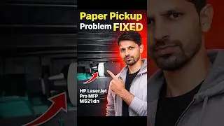 HP Printer Paper Pickup Problem FIXED 😱 | M521dn Roller Solution