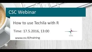 Webinar: How to use Techila with R