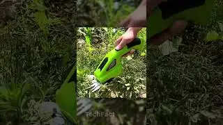 Electric Hand Held Grass Shear & Hedge Trimmer #cordlessgrassshears #grassshears #shorts #trimmer