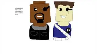 Ultimate Nick Fury Meets Original Nick Fury (Modern Lego) Art by J.A. Ealy (AAP)