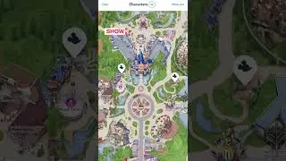 Find your favorite characters using the Disneyland App!
