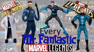 *see newer video* Every Marvel Legends Mr. Fantastic Toybiz and Hasbro Comparison Fantastic Four