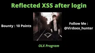 Bug Bounty PoC: Reflected XSS on Successful login
