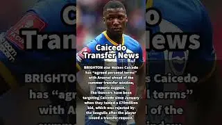 Moises Caicedo Transfer News #football #premierleague
