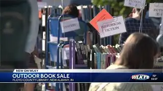 Floyd County Library host outdoor book sale to benefit Library programs