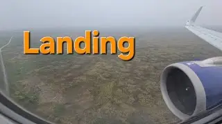 [4K] British Airways Landing Experience at Reykjavik Airport | Iceland | Window Seat View
