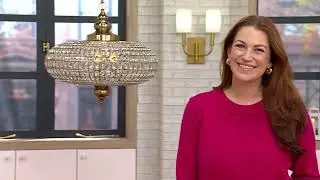 Peace Love World 100% Cotton Crewneck Sweater w/ Pop Color Detail on QVC