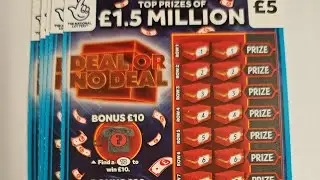 Deal or no deal scratch cards £30 in play 