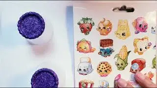 Watch me make:  Shopkins bottle cap charm