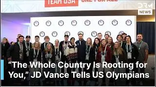 FULL IN: JD Vance, Marco Rubio Join Team USA in Milan Ahead of Winter Olympics 2026 | AD1G