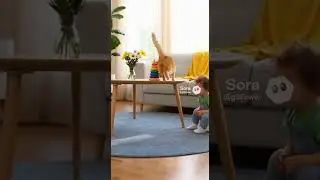 Training my animals &mdash; Day 2@#kids #cat #funny #pets #series