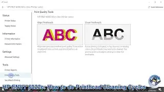 HP Envy 6022E: How to do Printhead Cleaning Cycles (Envy 6000 Series)