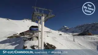 Ouverture des pistes de ski &agrave; St-Luc/Chandolin au Val d'Anniviers