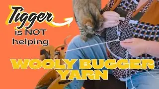 Learn how to Hand Spin Angora Rabbit Wool into Art Yarn: Wooly Bugger Technique
