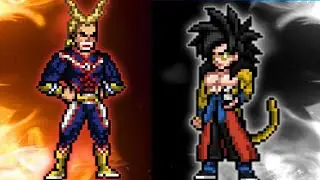 All Might Stardust OP VS Xeno Goku OP(All Form) in Jump Force Mugen