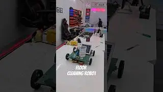 🧹Floor Cleaning Robot using Arduino with Mopping, drying , sprinkler #project #robotics