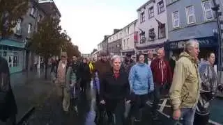 Castlebar Water Charge Protest: Main Street