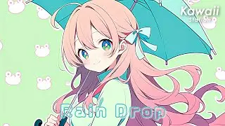 [BGM that creates a cute atmosphere] Rain Drop [For work] Study concentration vlog 1 hour