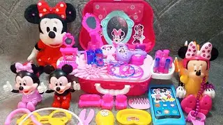 Satisfying with Unboxing 🎁Mickey & Minnie Mouse makeup Playset FunRelaxing & Cute Toys ASMR