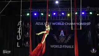 Azul Fest World Championship-Finales Mundiales de Artes Aereas - Catalina Sofia Cravero #aerialsilks