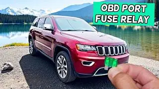 Jeep Grand Cherokee OBD Diagnostics Port Fuse Relay Location Replacement 2011 - 2022