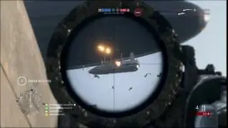 Russian sniper held by EL580 vs American Airship