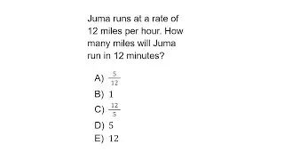 ACT Math Problem 65 (Basic, 20+)