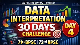 DI 30 DAYS CHALLENGE | DAY 04 | DATA INTERPRETATION | 71st BPSC | 72nd BPSC #bpsc 