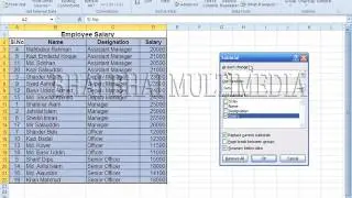 Microsoft Excel 2007-Data=7:Subtotal