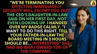Fired on First Day, I Revealed My 72% Company Ownership   Revenge