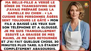 « La cuisine des personnes âgées sent toujours le gâté », ma belle-fille a ri et l'a donné au chien.