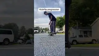 Kickflip progression #skateboarding #shorts #edit #kickflip #progress
