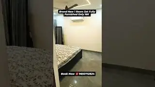 Brand New 1 Room Set Fully Furnished Flat For Rent Only!16000/- Location At Dwarka sector 4 !