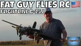 FLIGHTLINE B-25J MITCHELL TEMPTING FATE от Fat Guy Flies RC