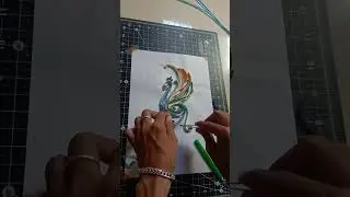 Peacock quilling art || Make With MEGMA is live!