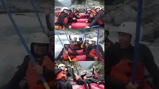 Rafting di Jepang bareng peserta Tokutei Ginou Kouchi nih! #raftingjapan #japantour #holiday