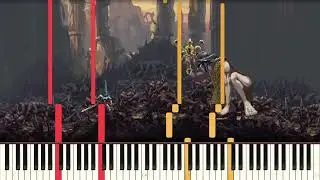 Blasphemous - Dame Tu Tormento🩸(Warden of the Silent Sorrow) - piano tutorial + electric guitar