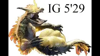 MH Rise Thunder Serpent Narwa Insect Glaive solo 5'29
