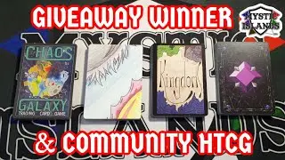Homemade TCG Community Opening! + Giveaway Winners! - Mystic Islands TCG - Chaos Galaxy & More!