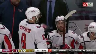 Alex Ovechkin can't score for 12 games straight - Saros stops him this time (16 dec 2023)