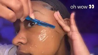 SHAVING MY FACE FOR CLEAR SKIN | Kenzi M.