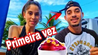 GRINGO PROVA A&Ccedil;A&Iacute; PELA PRIMEIRA VEZ | QUE LOUCURA KK
