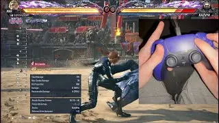 Tekken 8 - Nina Butterfly Loops with DualShock5 Hand Cam
