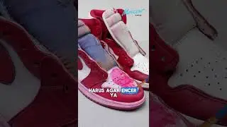 Tutorial cara cat sepatu Air Jordan (repaint) Part 1