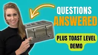 MUST KNOW key features of the Whall 4 slice toaster - PLUS honest toast settings review