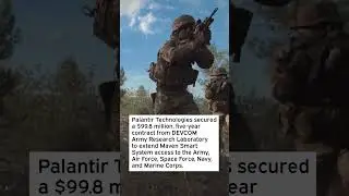 Palantir Wins $99.8M Contract to Expand Maven AI System for U.S. Military #PLTR #PLTRStock