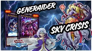 GENERAIDER DECK DUEL LINKS | SKY CRISIS & MEREOLOGIC AGGREGATOR RANKED GAMEPLAY