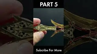 Piececool Erlang Shen Metal Model Part 5 | M&ocirc; h&igrave;nh Nhị Lang Thần bằng sắt | ASMR Speed Build #Shorts