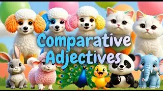 English for Everyone | Comparative Adjectives with Pictures